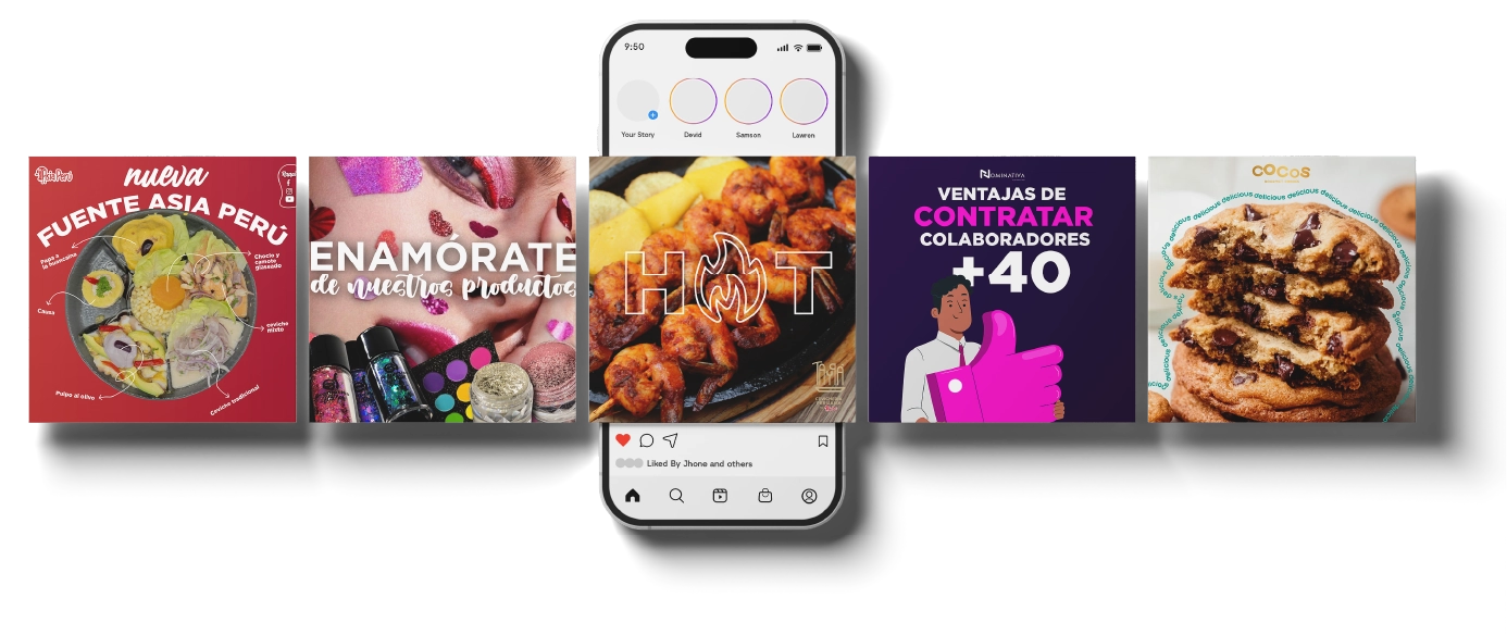 Mockups de diseño web a medida